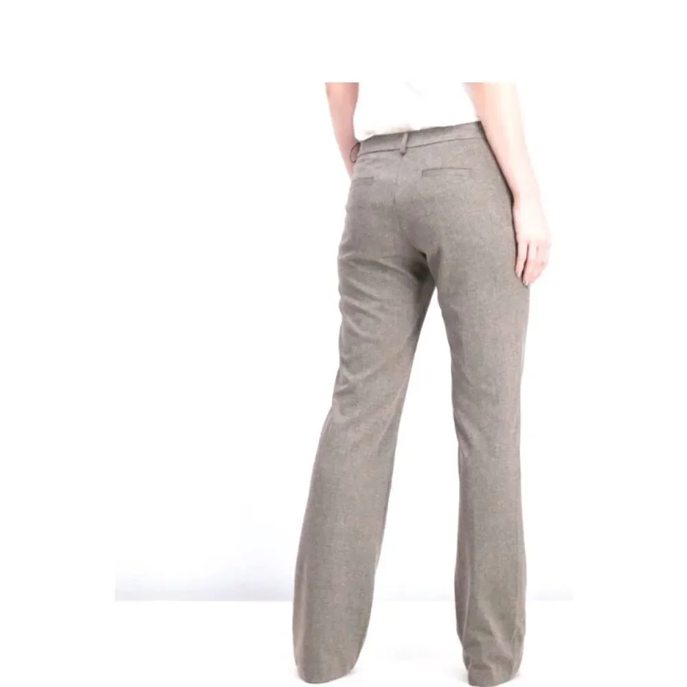 KUT gray tweed Gray Rose Bootcut Trouser Pants Style # SB10302 size 4P - Picture 2 of 8